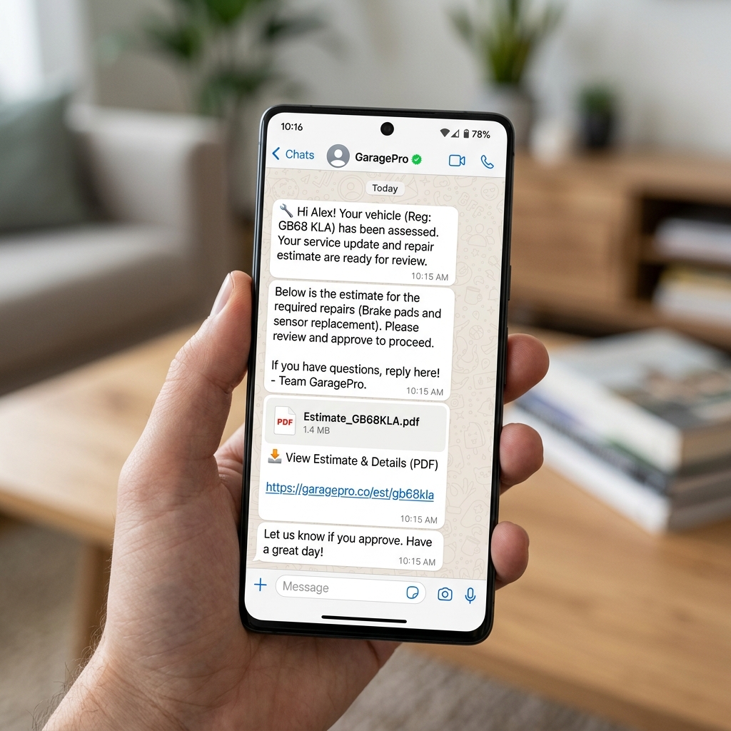 WhatsApp Notification Screenshot